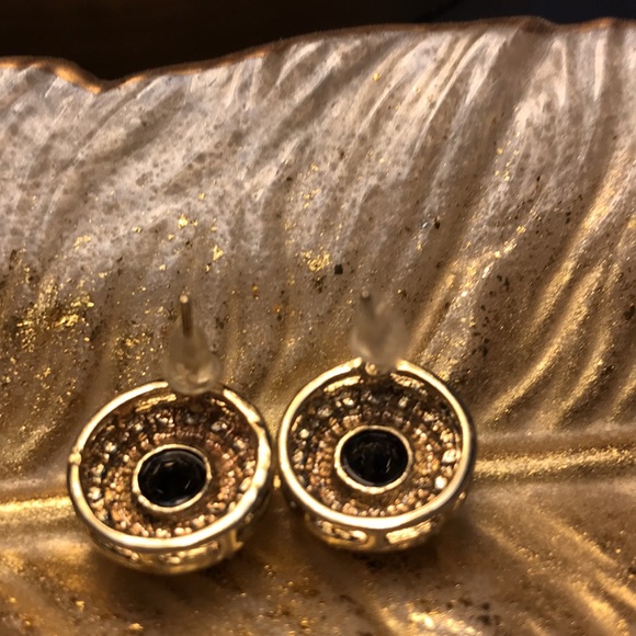 BLACK ONYX EARRINGS - Picture 4 of 6